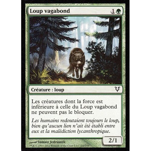 Loup Vagabond - Mtg - Avacyn Ressuscitée - C - 202/244