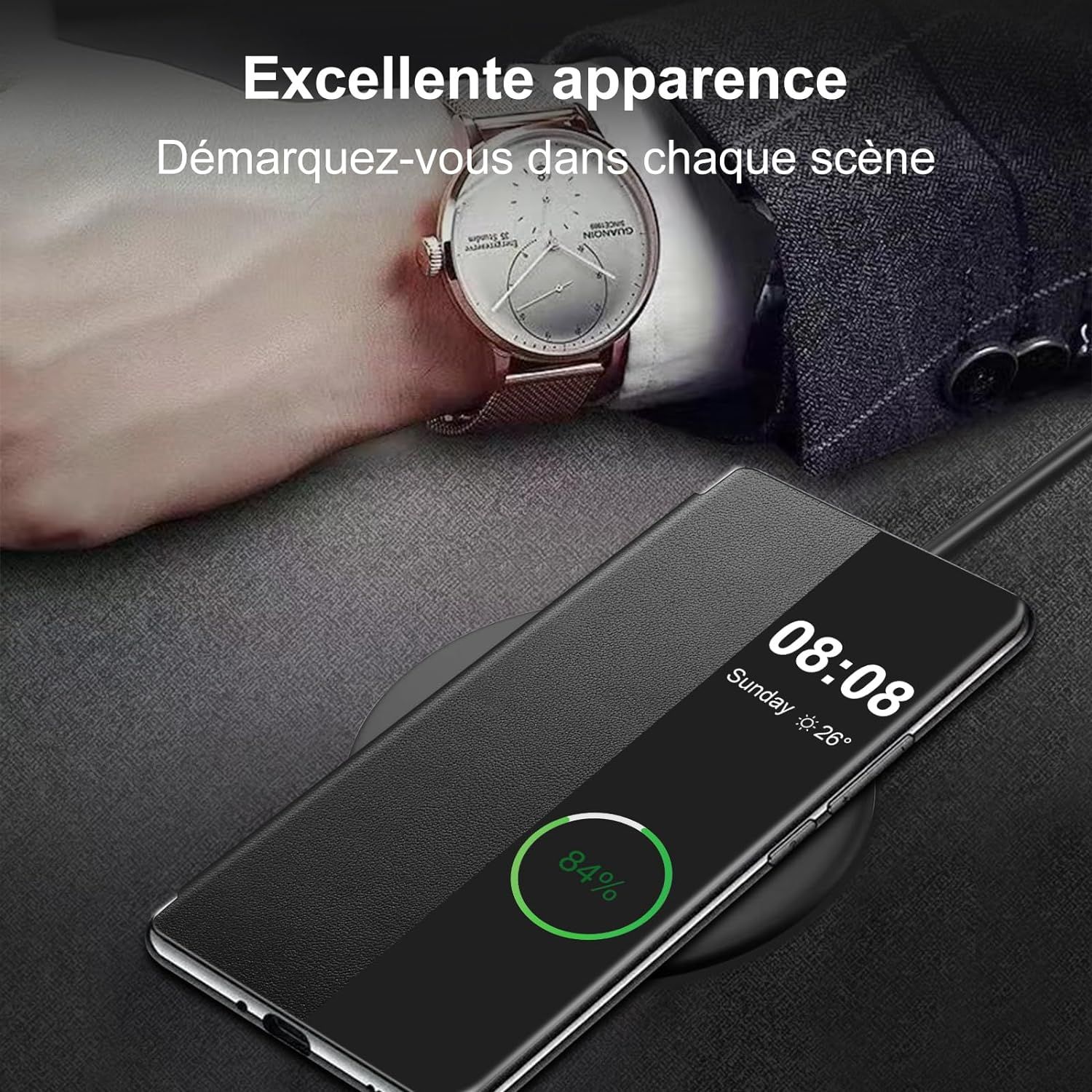 Coque S24 Ultra Clear View Cover Coque Pour Samsung Galaxy S... - 7