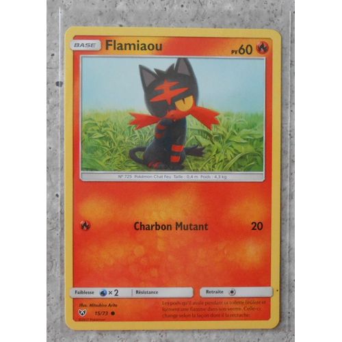 Carte Pokemon Française Flamiaou 15/ 73 Légendes Brillantes