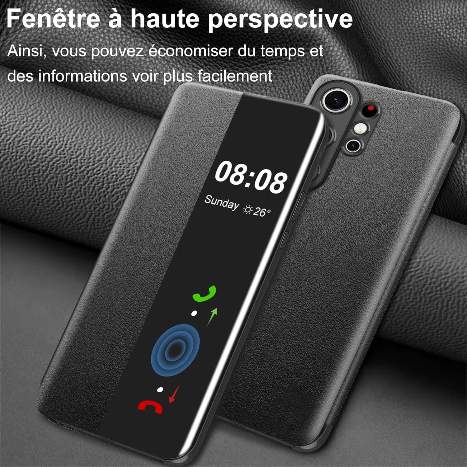 Coque S24 Ultra Clear View Cover Coque Pour Samsung Galaxy S... - 8