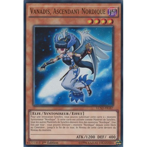 Yu Gi Oh Lc5d Fr187 Vanadis, Ascendant Nordique Ultra Rare