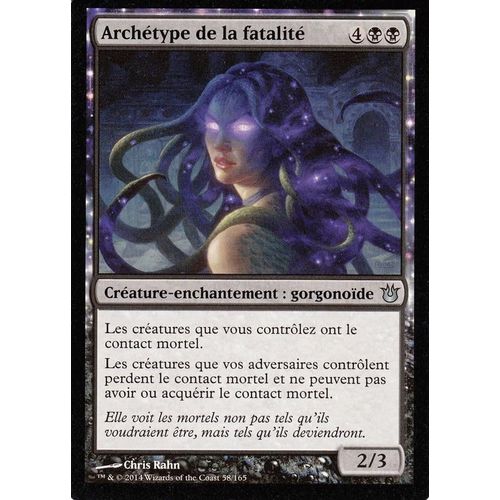 Archétype De La Fatalité - Mtg - Créations Divines - U - 58/165