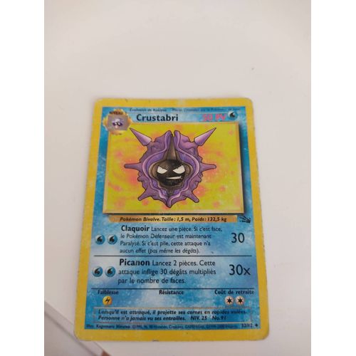 Carte Pokémon 32/62 Crustabri 50 Pv