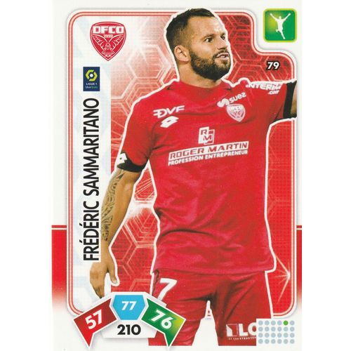 N° 79 - Carte Panini Adrenalyn Xl - Foot 2020 / 2021 - Frederic Sammaritano - Dfco Dijon