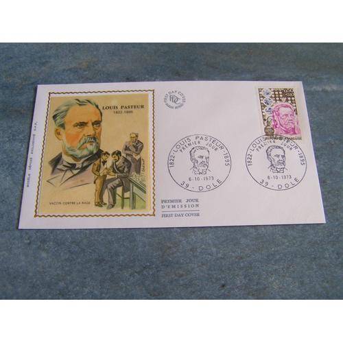 Enveloppe - Soie - 1er Jour - Louis Pasteur - 1822-1895