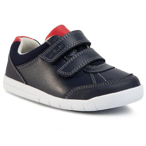 Baskets Clarks  Emery Sky T 261455427 - Bleu Marine - 20 1/2