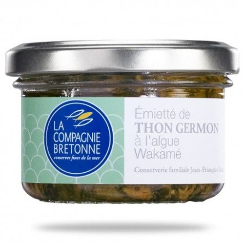 Emietté De Thon Germon À L'algue Wakamé, 90gr
