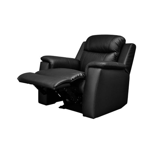Fauteuil Relax Evasion En Cuir - Noir