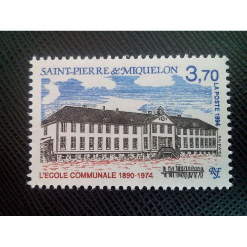 Timbre Saint Pierre Et Miquelon Yt 607 L'école Locale 1994 ( 0090705 )