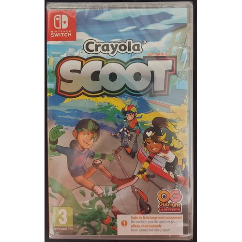 Crayola Scoot Pour Switch - Code De Téléchargement Ne Contient Pas De Carte De Jeu -