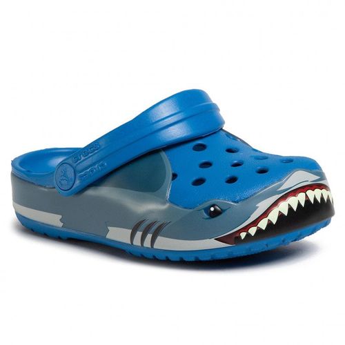 Mules Crocs Fun Lab Shark Band Clg K 206271 Bleu