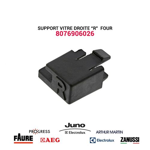 Support droit vitre - 8076906026- Four Electrolux AEG Zanussi Progress