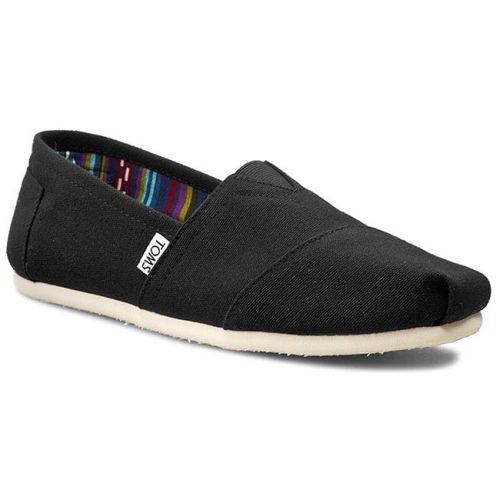 Toms Classic Homme Chaussures Sans Lacets Noir