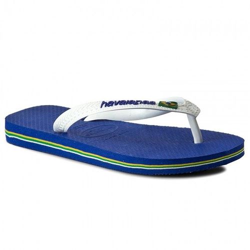 Havaianas Baby Brasil Logo Bleu