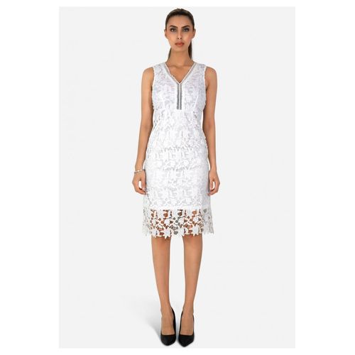 Robe En Dentelles Blanc Femme