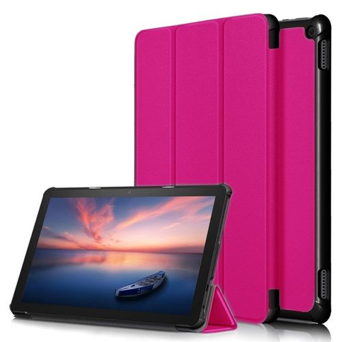 Etui Smartcover Rose Pour Samsung Galaxy Tab A7 Lite 8.7 Pouces 2021 (Sm-T220/T225) - Housse Coque De Protection Tablette Pour New Galaxy Tab A7 Lite 8.7 Pouces 2021 T220/T225 - Accessoires Pochette Xeptio