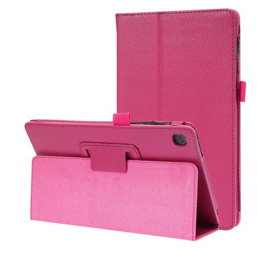 Etui Stand Rose Pour Samsung Galaxy Tab A7 Lite 8.7 Pouces 2021 (Sm-T220/T225) - Housse Coque De Protection Tablette Pour New Galaxy Tab A7 Lite 8.7 Pouces 2021 T220/T225 - Accessoires Pochette Xeptio