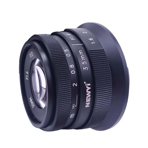 Objectif de caméra 35mm F1.6 APS-C pour E-Mount A6500 A5100 NEX-3 NEX-3R NEX-C3 NEX-5 NEX-5A NEX-5T A7 A7II A7RII A7S A7SII