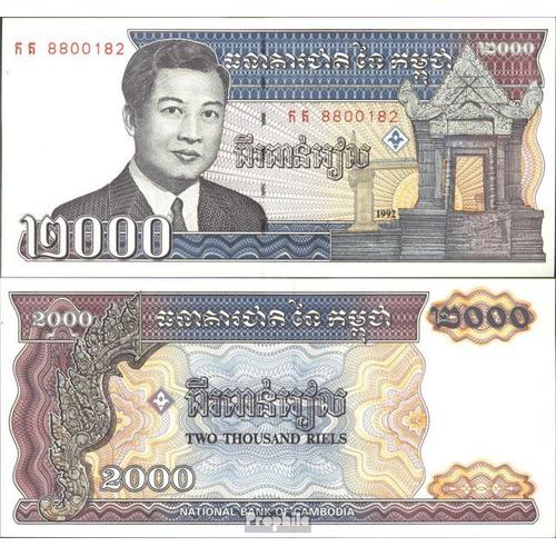 Cambodge Pick-No: 40 1992 2.000 Riels