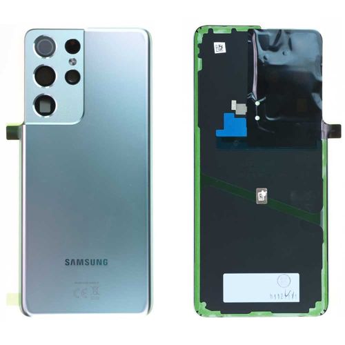 Vitrer Arrière Origine Samsung Galaxy S21 Ultra Silver Gh82-24499b