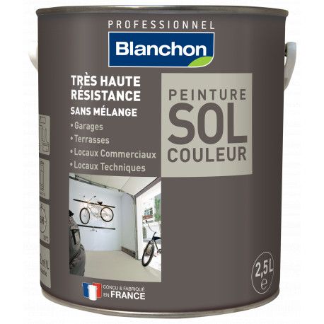 Peinture sol couleur 2,5L - Gris Clair BLANCHON