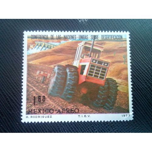 Timbre Mexique Yt Pa 430 Conférence Des Nations Unies Sur La Désertification 1977 ( 00100705 )