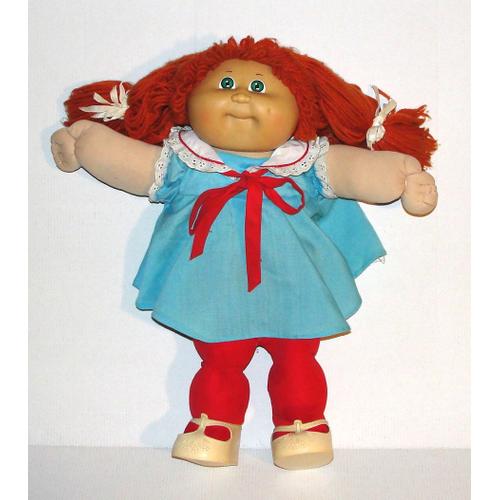 Poupée Cabbage Patch Kids Peluche Poupée De Chiffon Avec Ses Vêtement Coleco Vintage 82