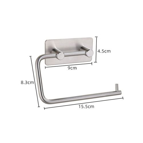 304 En Acier Inoxydable Distributeur Adhésif Fort Punch Gratuit Anti Rouille Innovant Pratique Pour Cuisine Salle De Bain H88f