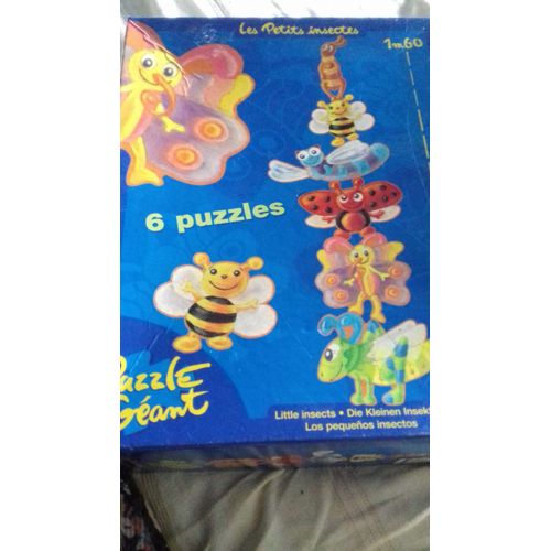 Puzzle Djeco Les Petits Insectes, 6 Puzzles