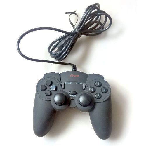 Manette De Jeu Filaire Usb Freebox Free Eg-C1036b