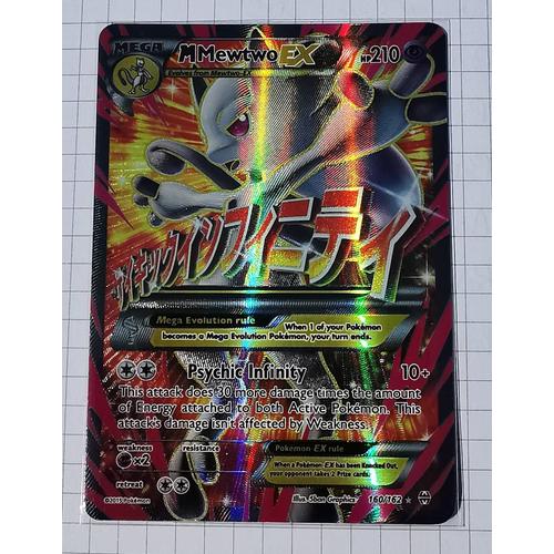 carte Pokémon Méga Mewtwo EX FA 160/162 XY Impulsion Turbo PCA 9 