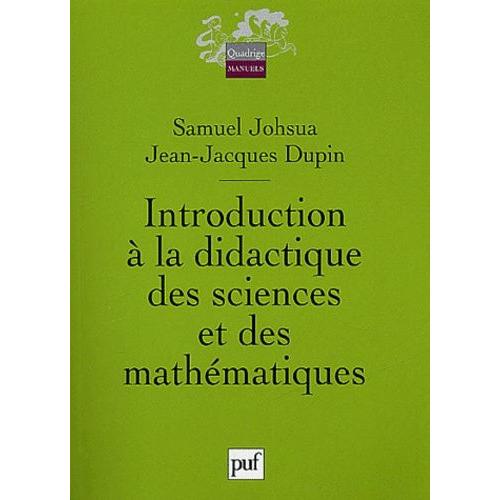 Introduction À La Didactique Des Sciences Et Des Mathématiques