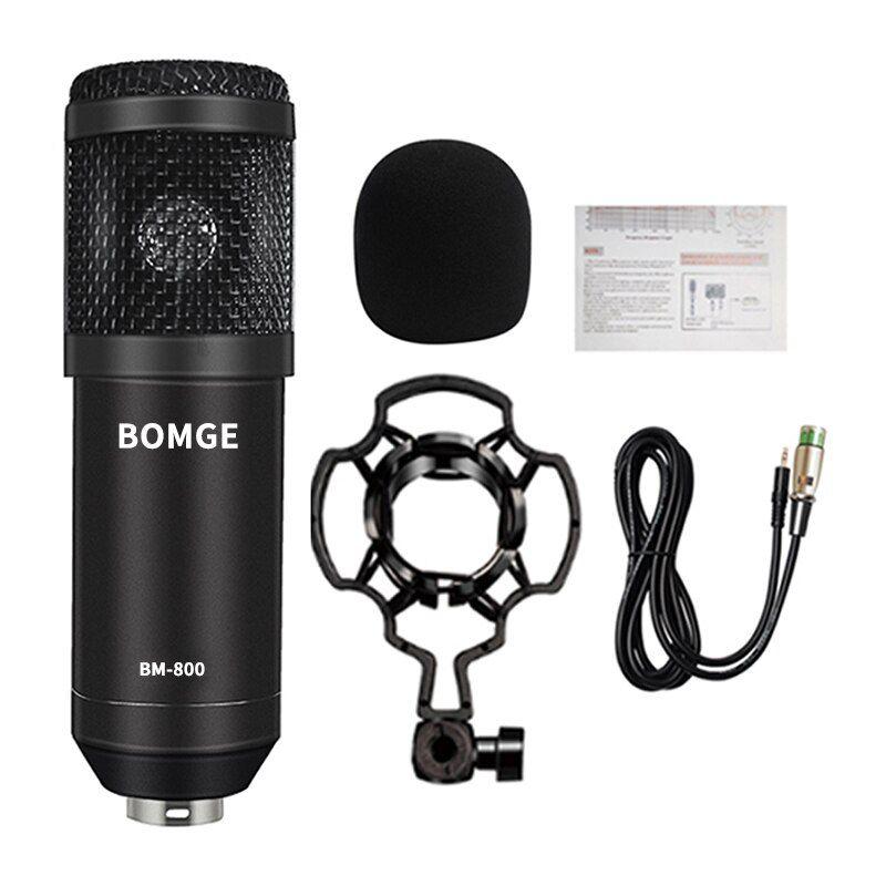 Microphone Professionnel BM-800 à Condensateur V8 + Accessoires