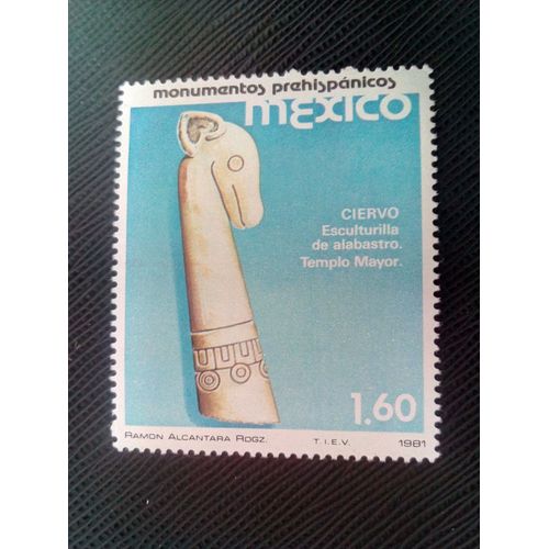 Timbre Mexique Yt 948 Monuments Préhispaniques 1981 ( 00100705 )
