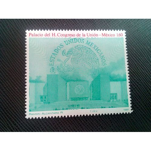 Timbre Mexique Yt 940 Le Bâtiment Du Parlement 1981 ( 00100705 )