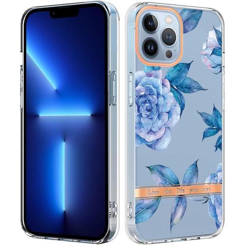 Jcae Coque Iphone 13 Pro, Anti-Rayure Tpu Silicone Housse Etui Protection Ultra Mince Léger Case Souple Coque Compatible Avec Iphone 13 Pro, Compatible Avec Chargement Sans Fil