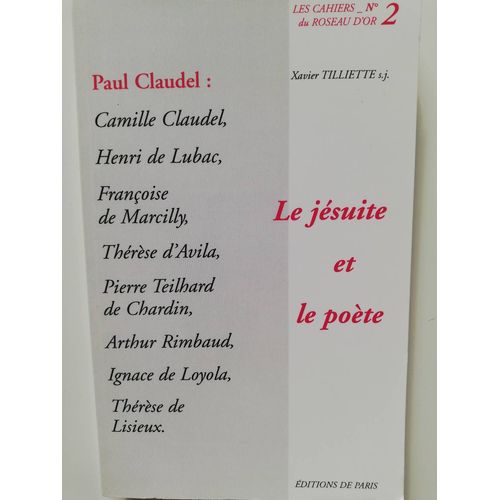 Le Jésuite Et Le Poète : Éloge Jubilaire De Paul Claudel
