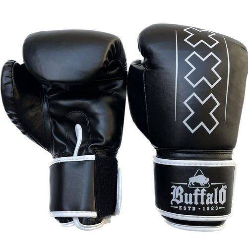Gants De Boxe Buffalo Outrage Noir Et Blanc 16oz