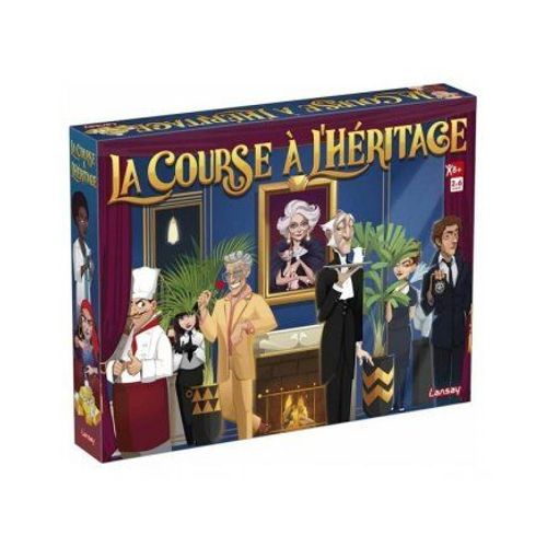 La Course A L Heritage 2-6 Joueurs - Plateau De Jeu En 3d Avec Pieges - Enigmes, Detective - Set Jeu Societe Classique + Carte