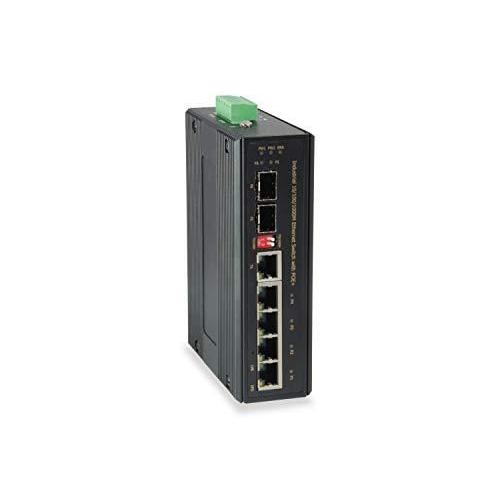 LevelOne Routeur filaire IES0610 Gigabit Ethernet (10/100/1000) Noir Connexion Ethernet, supportant l alimentation via ce port (PoE) Commutateurs