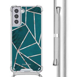 Imoshion Coque Design Avec Cordon Samsung Galaxy S21 Plus Petrol Green Graphic