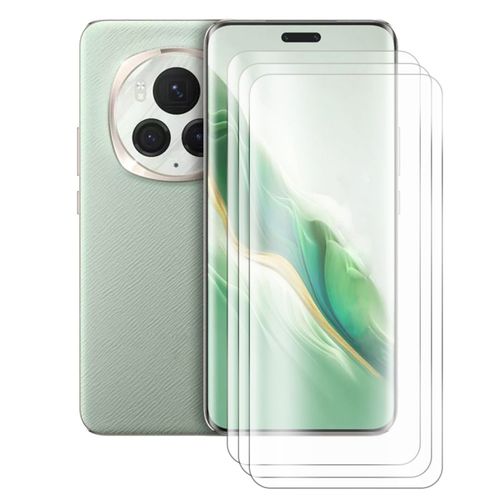 Lot De 3 Verres Trempé Incurvé Pour Honor Magic6 Pro 5g 6.8" Bvl-An16 - Film De Protection - Visiodirect -