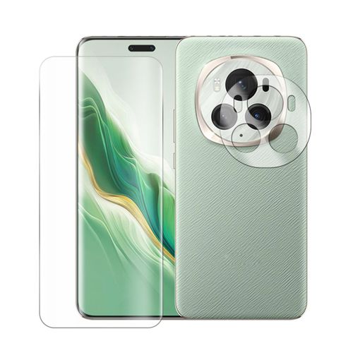 Verre Trempé Incurvé Pour Honor Magic6 Pro 5g + Verre Trempé Protecteur D'objectif Camera Arrière - Visiodirect