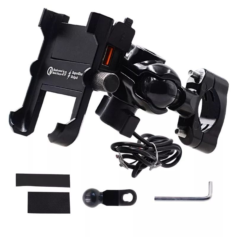 Support Pour Un Smartphone Sur Une Moto,Mtal tanche,Charge... - 3