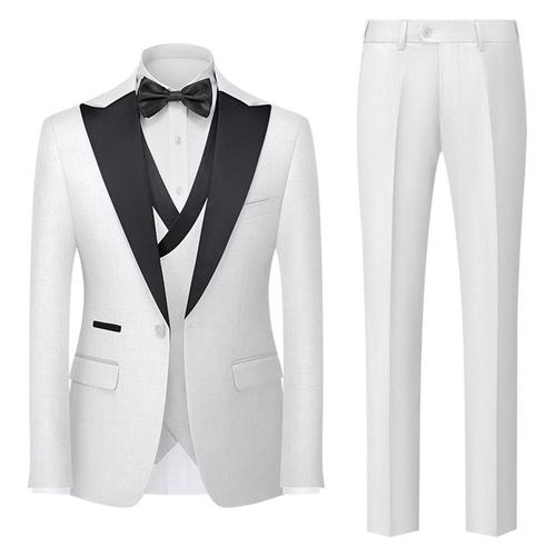 Costume Homme 3 Pièces Grande Taille En Slim Fit Grande Vêtements Masculin Xhm525