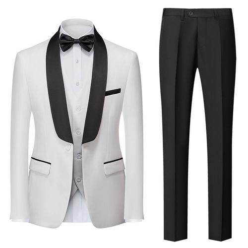 Costume Homme 3 Pièces Grande Taille En Slim Fit Grande Vêtements Masculin Xhm524
