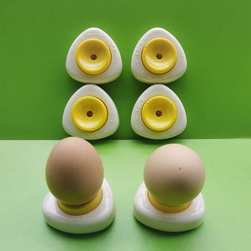 4 Pcs (Jaune Blanc) Fouet À Oeufs Gadget De Cuisine Outil À Oeufs Ouvre-Biscuits Accessoires De Barre Plastique Abs Durable Facile À Utiliser Cadeau Pour Les Amateurs De Cuisine Punch Aux Oeufs