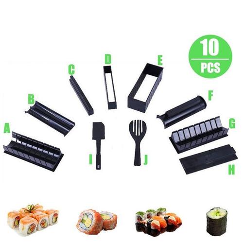 Moulin À Sushi Td® 10 Pièces Forme Rapide Machine À Sushi Diy