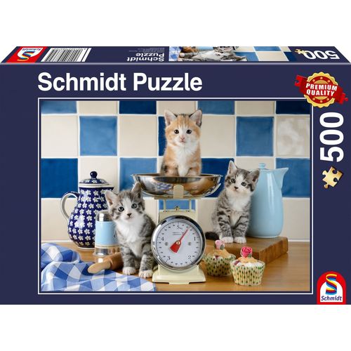 Schmidt Spiele Chats Dans La Cuisine, 500 Pcs