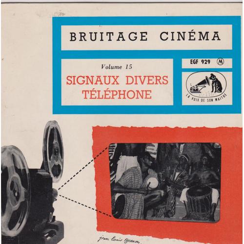 45 Ep Rpm - Library Music - Bruitage Cinéma - Signaux Divers - Telephone - Morse - Tam Tam Avestisseur-Pingouin - Voiture De Pompiers -